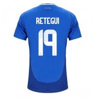 Camisa de time de futebol Itália Mateo Retegui #19 Replicas 1º Equipamento Europeu 2024 Manga Curta